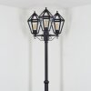 Falfosa Illuminazione esterna, Lampione multibraccia, Illuminazione viale Nero, 3-Luci