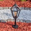 Falfosa Illuminazione esterna, Lampada con piedistallo, Illuminazione viale Nero, 1-Luce