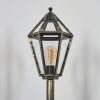 Falfosa Illuminazione esterna, Lampada con piedistallo, Illuminazione viale Nero, 1-Luce