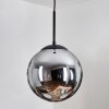 Gastor Lampadario a sospensione, Lampada a sfera 25 cm Grigio fumo, 1-Luce