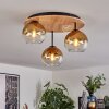 Koyoto Plafoniera, Lampada a sfera 40 cm Écru, Nero, 3-Luci