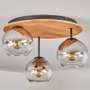 Koyoto Plafoniera, Lampada a sfera 40 cm Écru, Nero, 3-Luci