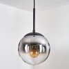 Gastor Lampadario a sospensione, Lampada a sfera Chiaro, Grigio fumo, 1-Luce
