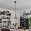 Gastor Lampadario a sospensione, Lampada a sfera Chiaro, Grigio fumo, 1-Luce