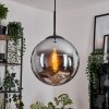 Gastor Lampadario a sospensione, Lampada a sfera 30 cm Grigio fumo, 1-Luce