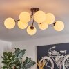 Gastor Plafoniera, Lampada a sfera 87 cm Bianco, 8-Luci