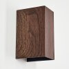 Woods Lampada da parete per esterno, Lampade Up & Down LED Aspetto del legno, Nero, 1-Luce