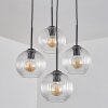 Koyoto Lampadario a sospensione, Lampada a sfera 35 cm Chiaro, 4-Luci