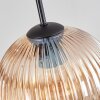 Koyoto Lampadario a sospensione, Lampada a sfera 35 cm Ambrato, Chiaro, 4-Luci