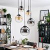 Gastor Lampadario a sospensione, Lampada a sfera 45 cm Nero, 5-Luci