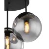 Illuminazione Globo Lighting JOEL Plafoniera Nero, 3-Luci