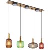 Illuminazione Globo Lighting NORMY Lampadario a sospensione Ottone, 4-Luci