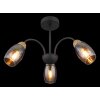 Illuminazione Globo Lighting GERLY Plafoniera Nero, 3-Luci