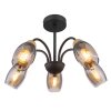 Illuminazione Globo Lighting GERLY Plafoniera Nero, 5-Luci