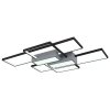 Illuminazione Globo Lighting AIGINA Plafoniera LED Nero, 1-Luce, Telecomando