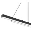 Illuminazione Globo Lighting GREKKIE Lampadario a sospensione LED Nero, 1-Luce, Telecomando