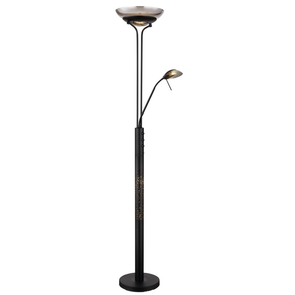 Illuminazione Globo Lighting MERLINDA Faro, Lampada da terra Nero, 2-Luci main product photo