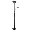 Illuminazione Globo Lighting MERLINDA Faro, Lampada da terra Nero, 2-Luci