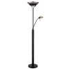Illuminazione Globo Lighting MERLINDA Faro, Lampada da terra Nero, 2-Luci