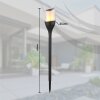 Illuminazione Globo Lighting SOLAR Lampada solare, Illuminazione viale LED Nero, Trasparente, chiaro, 1-Luce