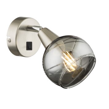 Illuminazione Globo Lighting Ball Plafoniera Nichel opaco, 1-Luce