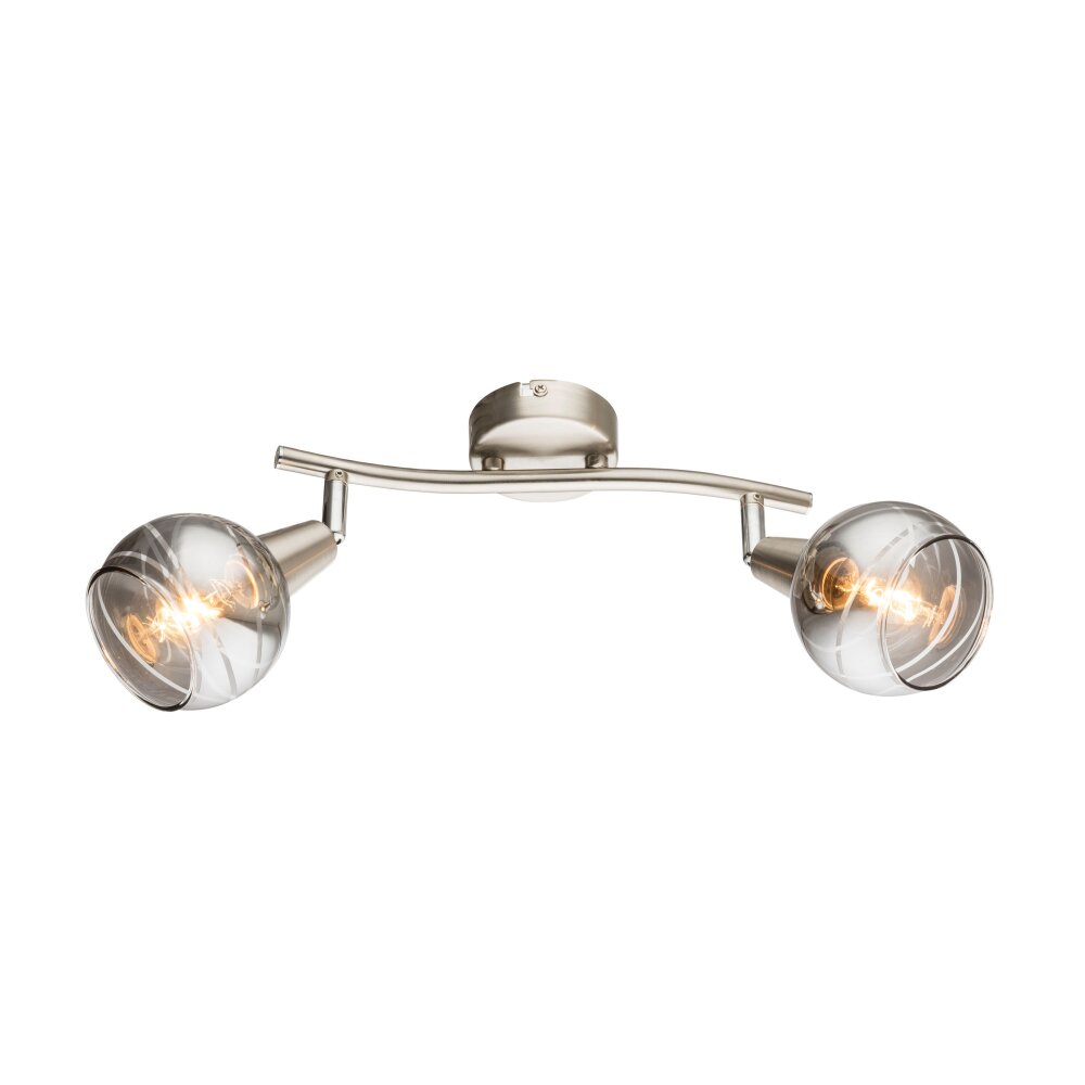 Illuminazione Globo Lighting Ball Plafoniera Nichel opaco, 2-Luci main product photo