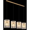 Illuminazione Globo Lighting Gorley Lampadario a sospensione Oro, 4-Luci