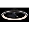 Illuminazione Globo Lighting Celeste Lampada con ventilatore LED Nero, 1-Luce, Telecomando