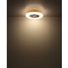 Illuminazione Globo Lighting Alva Lampada con ventilatore LED Bianco, 1-Luce, Telecomando, Cambia colore