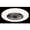 Illuminazione Globo Lighting Alva Lampada con ventilatore LED Bianco, 1-Luce, Telecomando, Cambia colore