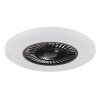 Illuminazione Globo Lighting Alva Lampada con ventilatore LED Bianco, 1-Luce, Telecomando, Cambia colore