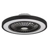 Illuminazione Globo Lighting Blizzak Lampada con ventilatore LED Nero, 1-Luce, Telecomando