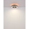 Illuminazione Globo Lighting Blizzak Lampada con ventilatore LED Nero, 1-Luce, Telecomando