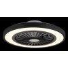 Illuminazione Globo Lighting Blizzak Lampada con ventilatore LED Nero, 1-Luce, Telecomando