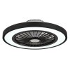 Illuminazione Globo Lighting Blizzak Lampada con ventilatore LED Nero, 1-Luce, Telecomando