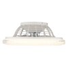 Illuminazione Globo Lighting Corusso Lampada con ventilatore LED Cromo, 1-Luce, Telecomando