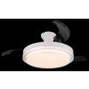 Illuminazione Globo Lighting Beliz Lampada con ventilatore LED Bianco, 1-Luce, Telecomando