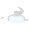 Illuminazione Globo Lighting Beliz Lampada con ventilatore LED Bianco, 1-Luce, Telecomando