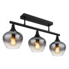 Illuminazione Globo Lighting Maxy Plafoniera Nero, 3-Luci