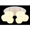 Illuminazione Globo Lighting Maxy Plafoniera Cromo, Bianco, 6-Luci