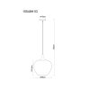 Illuminazione Globo Lighting Maxy Lampadario a sospensione Cromo, Nero, 1-Luce