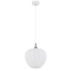 Illuminazione Globo Lighting Maxy Lampadario a sospensione Cromo, Bianco, 1-Luce