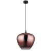 Illuminazione Globo Lighting Maxy Lampadario a sospensione Cromo, Nero, 1-Luce