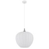 Illuminazione Globo Lighting Maxy Lampadario a sospensione Cromo, Bianco, 1-Luce