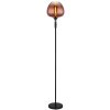 Illuminazione Globo Lighting Maxy Lampada da terra Cromo, Nero, 1-Luce