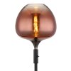 Illuminazione Globo Lighting Maxy Lampada da terra Cromo, Nero, 1-Luce