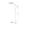 Illuminazione Globo Lighting Maxy Lampada da terra Cromo, Nero, 1-Luce