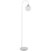 Illuminazione Globo Lighting Maxy Lampada da terra Cromo, Bianco, 1-Luce