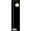 Illuminazione Globo Lighting Maxy Lampada da terra Cromo, Bianco, 1-Luce