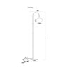 Illuminazione Globo Lighting Maxy Lampada da terra Cromo, Bianco, 1-Luce